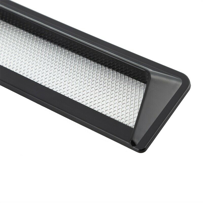 2pcs Car Decorative Air Flow Intake Scoop Bonnet Vent Cover Hood Black Universal
