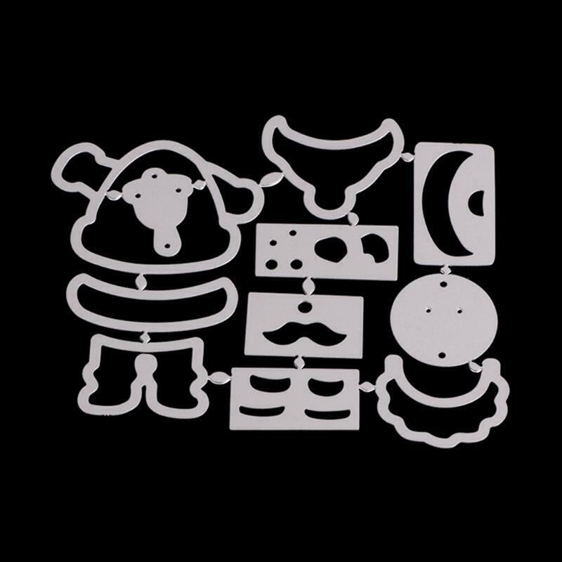 Christmas Santa Metal Cutting Dies Stencil DIY Scrapbooking Album Paper Template