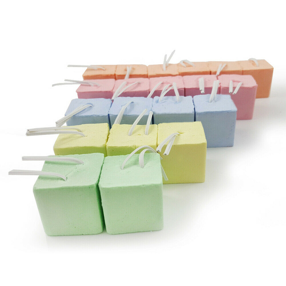 5Pcs Hamster Pets Calcium Mineral Chew Cube Teeth Grinding Toys 3cm Random Color