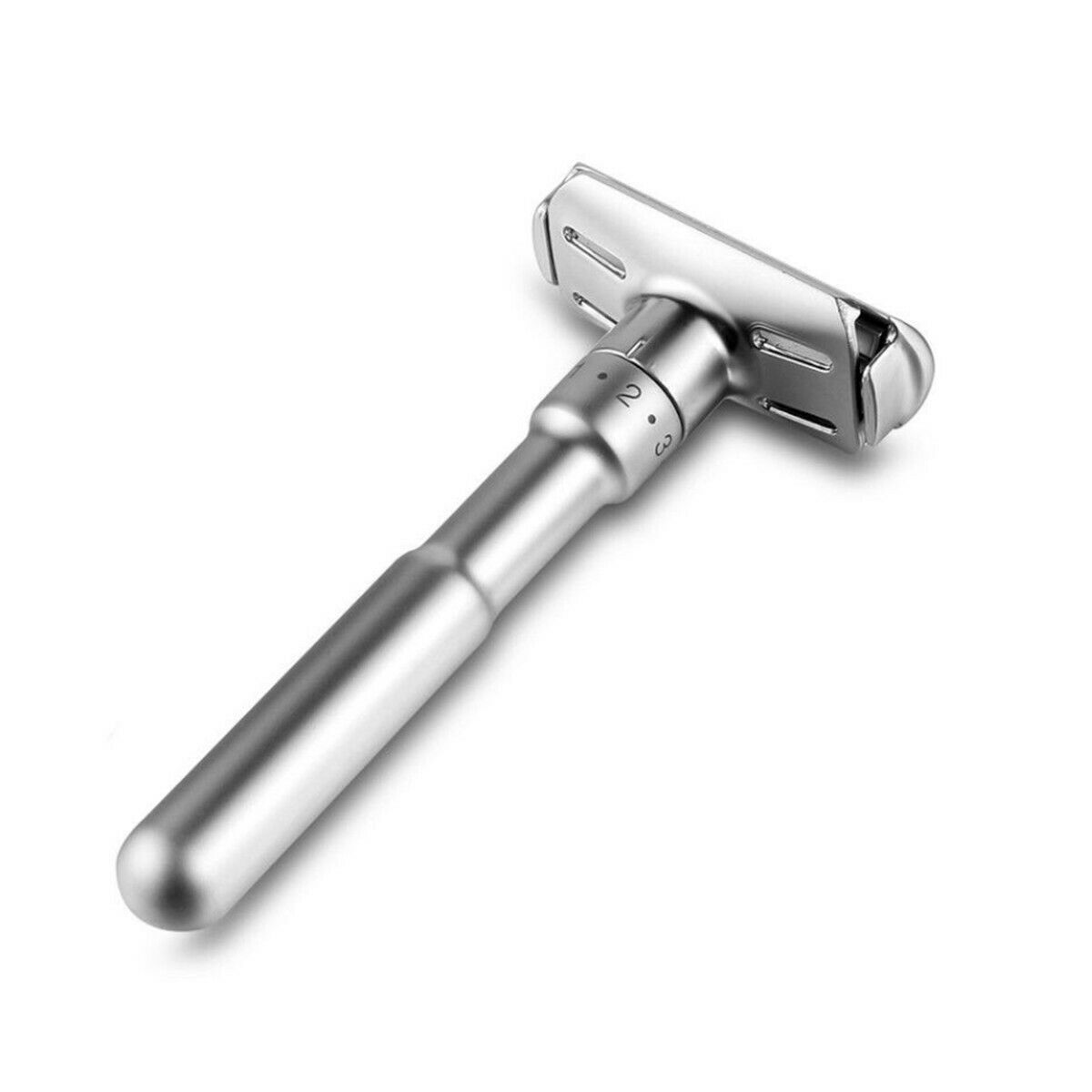 Men Adjustable Double Edge Shaving Safety Razor Shaver With 5pcs Blades Zinc