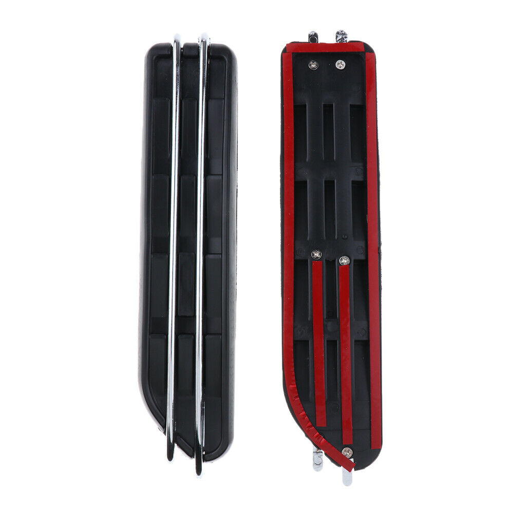 1 Pair Gloss Black Side Fender Air Flow Vents Grille Grill Set for BMW M3