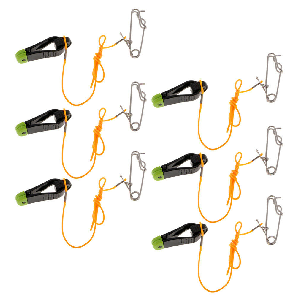 6X Heavy-Duty Power Grip Snap Release Clip w/ Leader for Offshore Fishing
