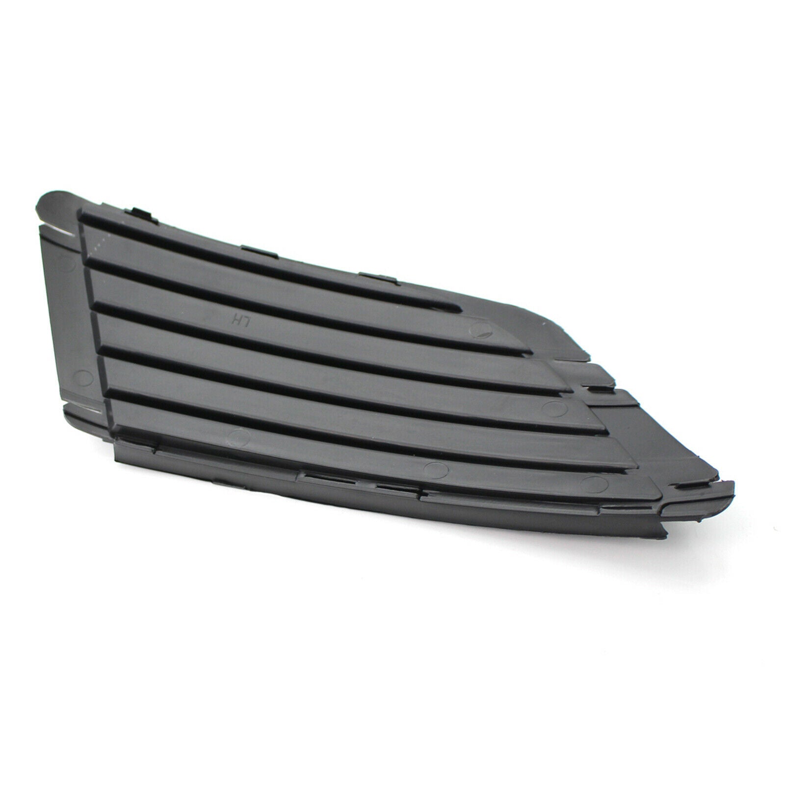 1 Piece Plastic Front Bumper Fog Left Grille Fit for Vauxhall Corsa C Black