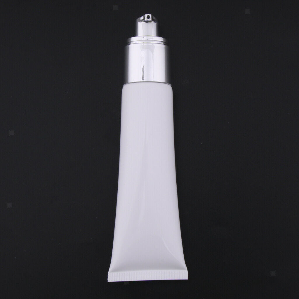 4 Pieces Travel Empty Pump Bottle Cosmetic Makeup Balm Tubes Container 50ml