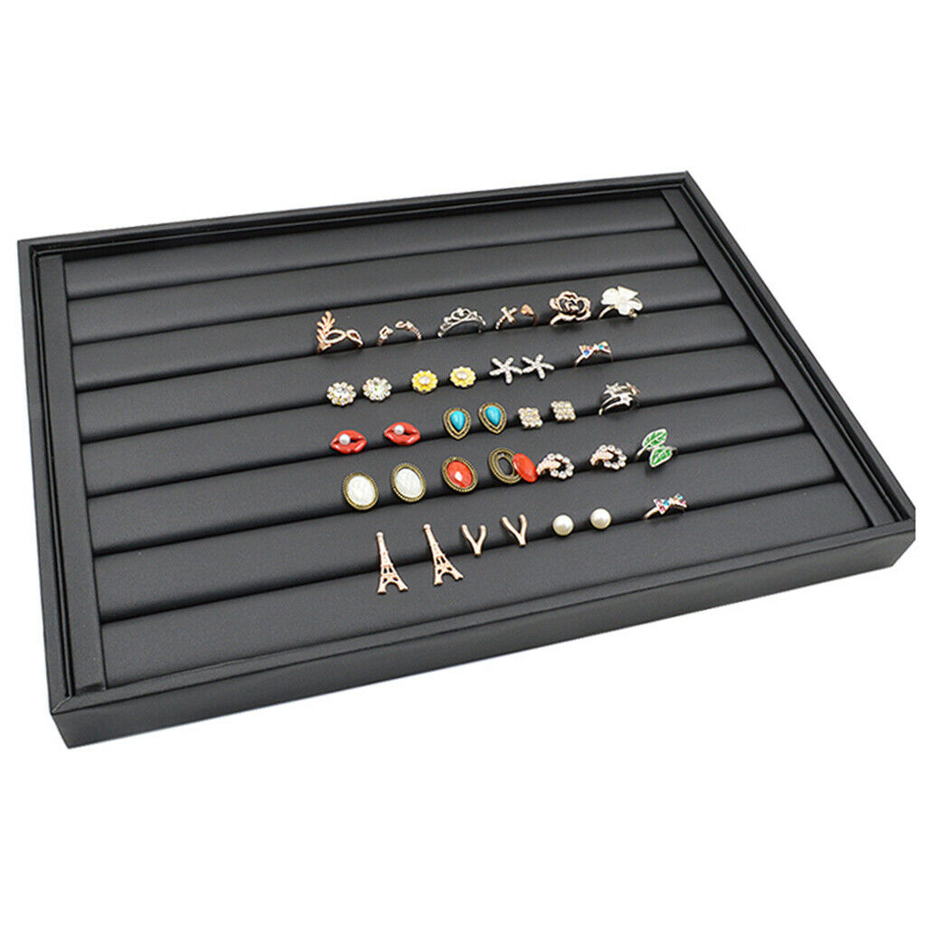 Charm Jewelry Box Pendants Storage Holder Hairclip Display Case 28x20cm