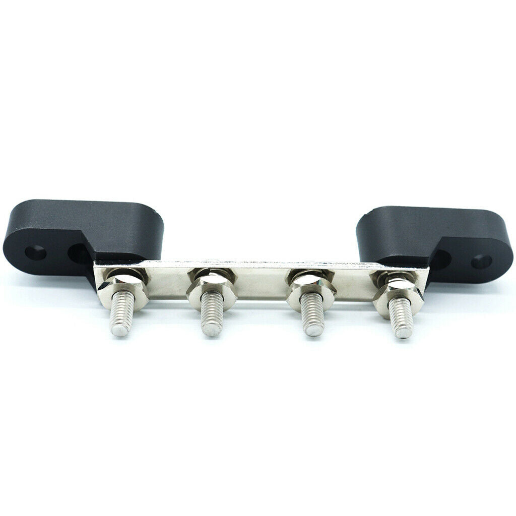 1Pc New Bus Bar Electrical Terminal Single Junction Box M6 Studs Kits 4P