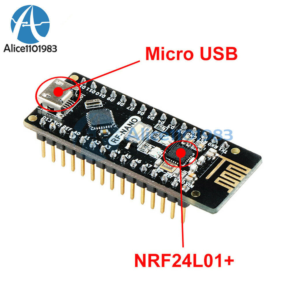 QFN32 NANO V3.0 NRF24L01+2.4G RF-Nano Integrated Board ATMEGA328P USB Interface