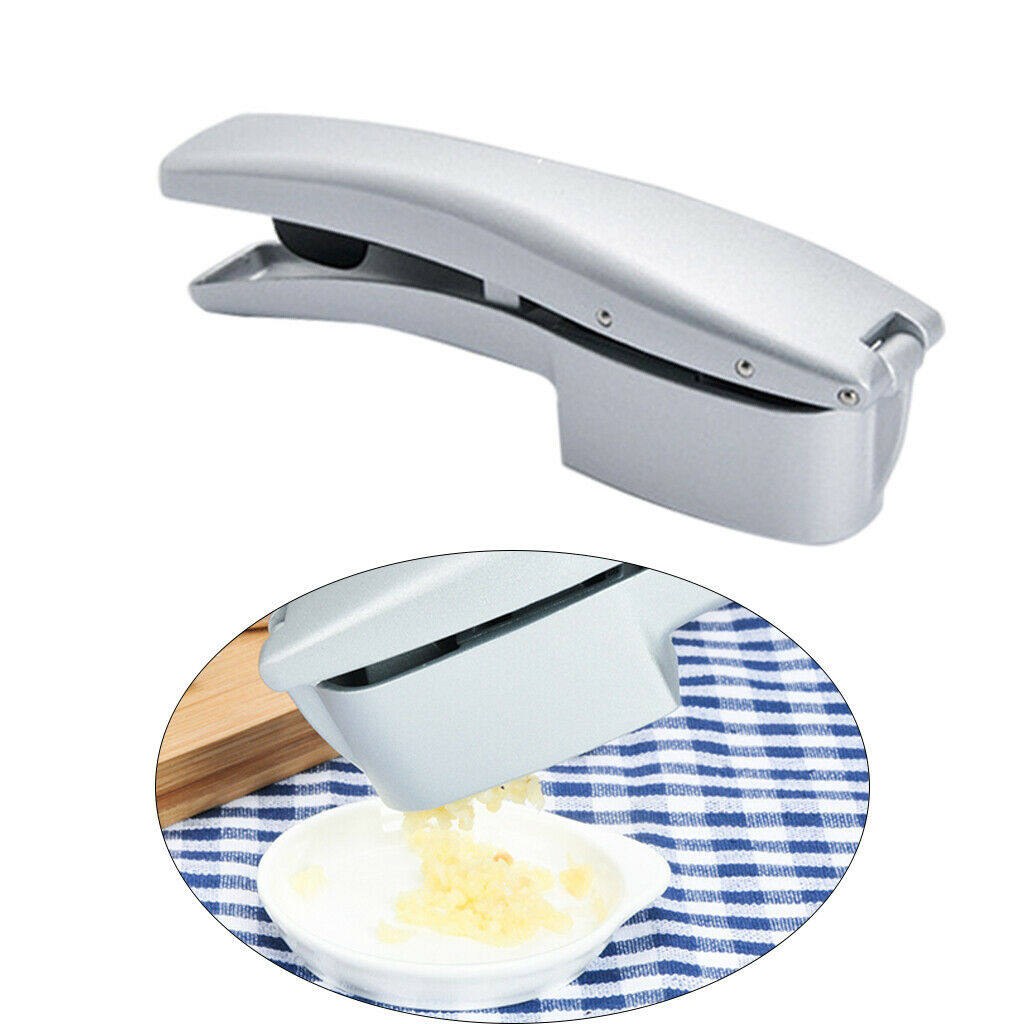 Garlic Press Zinc Alloy Garlic Crusher Ginger Squeezer Masher Kitchen Tools