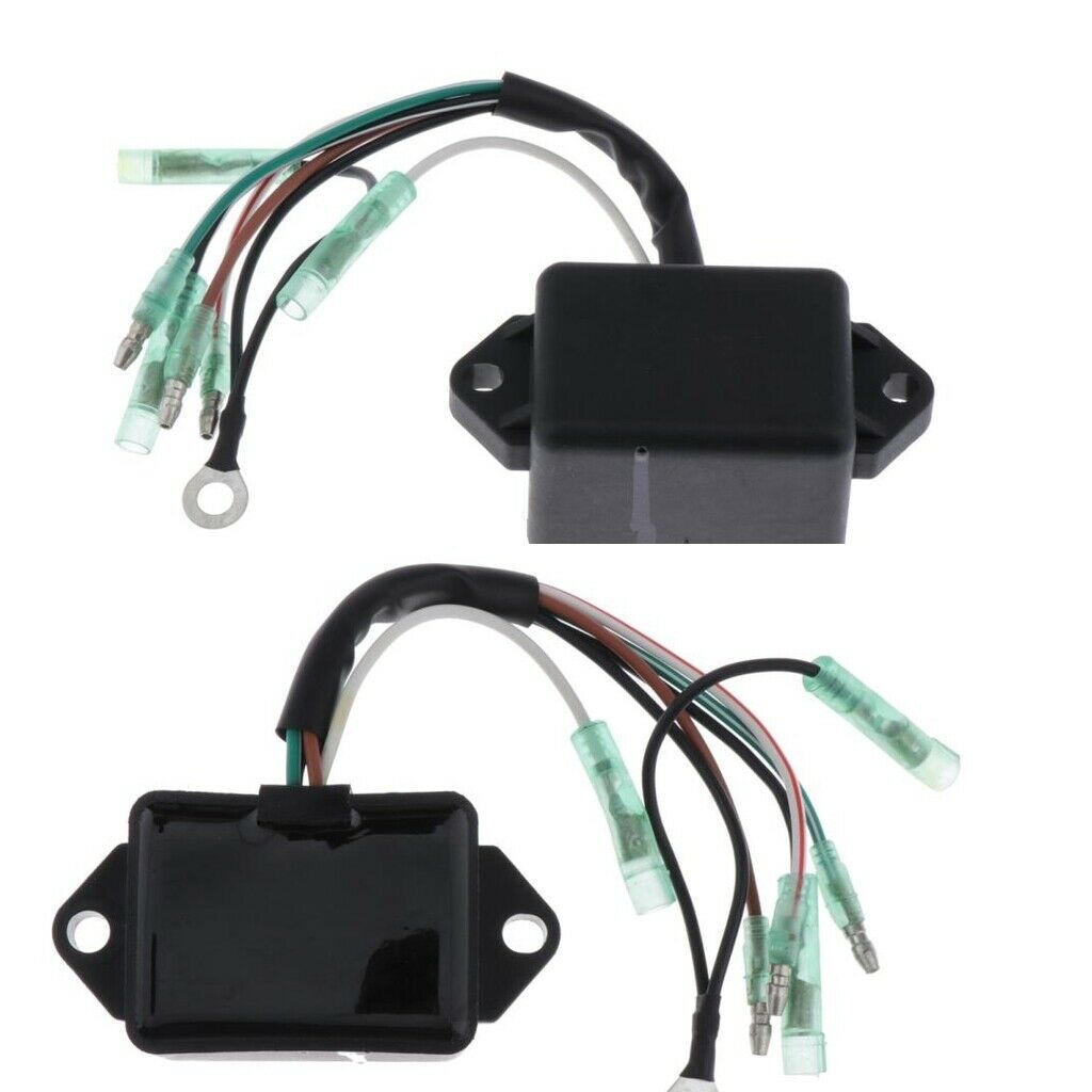 2Pcs Outboard Motor Ignition CDI Unit for Yamaha 2 Stroke 4HP 5HP 1998-2002