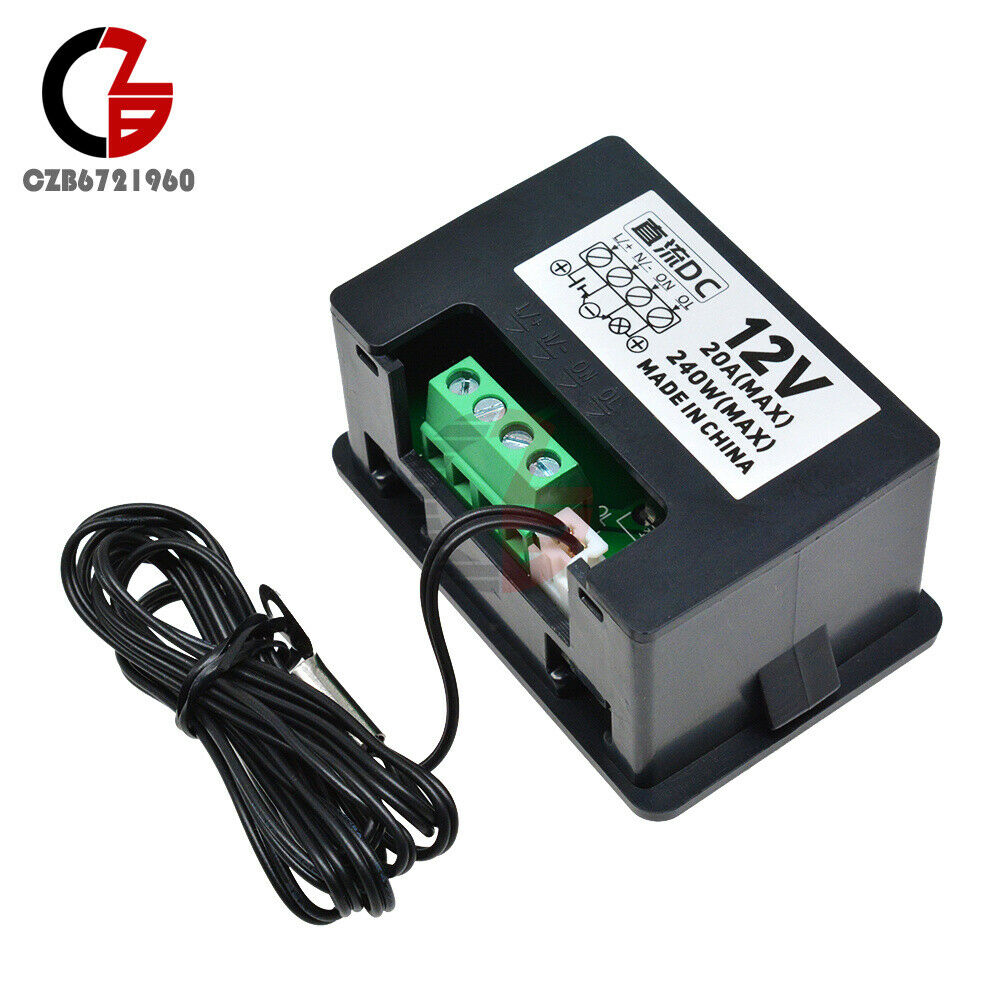 DC12V 240W Digital 1.37" LCD Display -55℃~120℃ Temperature Controller NCT Sensor