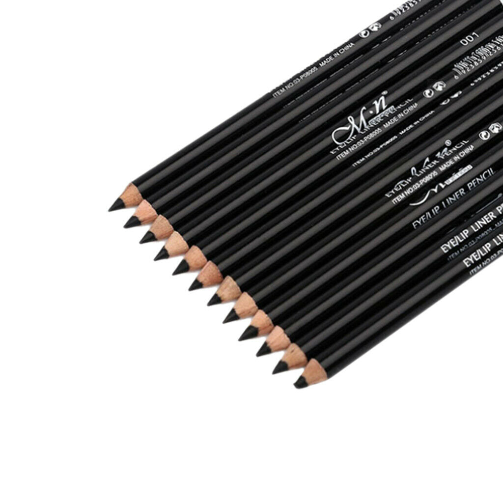 12pcs Waterproof Eye Shadow Lip Liner Eyeliner Pen Pencil Makeup Comestic