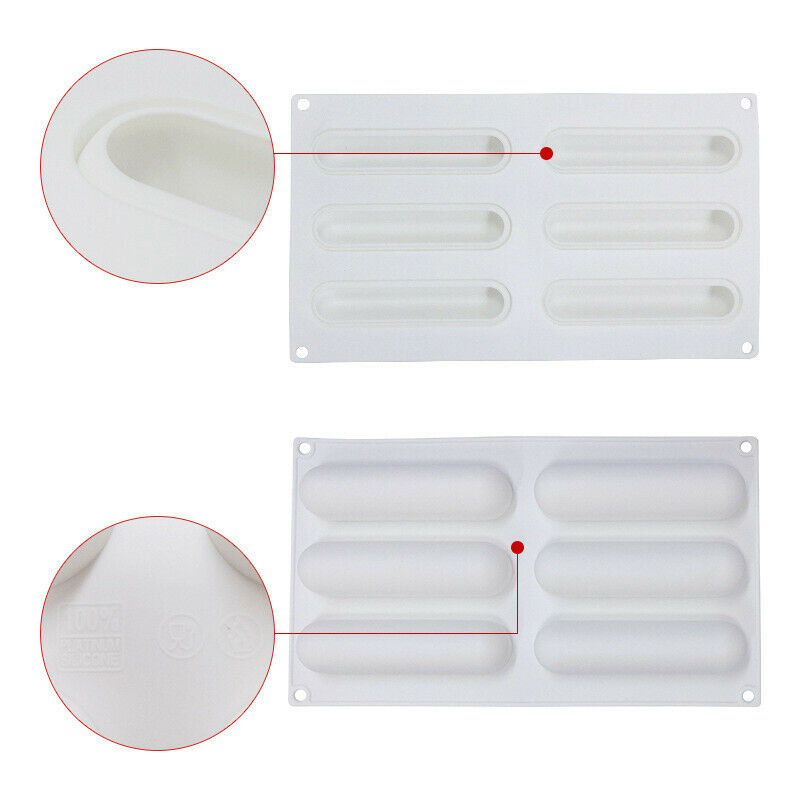 Long Strip Silione Molds for Mousse Cake Silicone Molds French Dessert SilicBDA