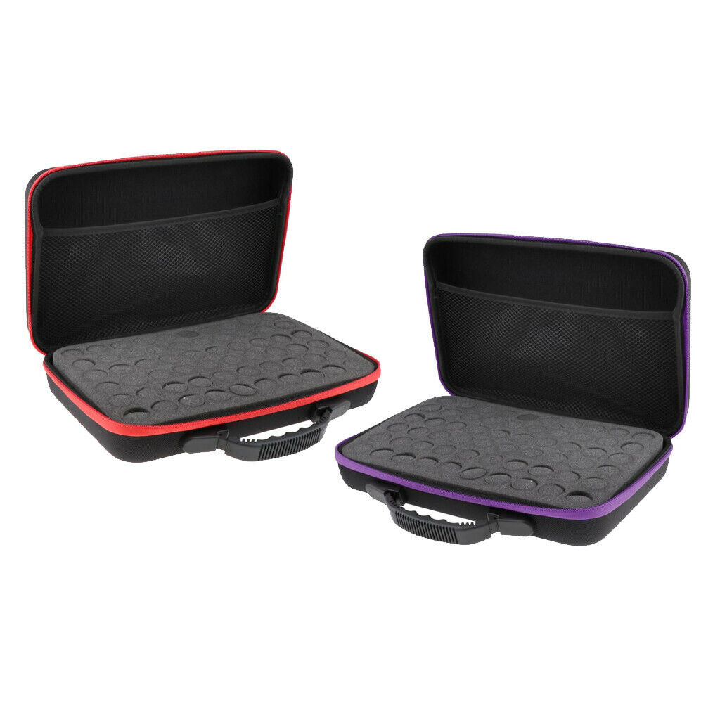2pcs Portable Essential Oil Carrying Case Storage Organizer Bag for 5ml-15ml