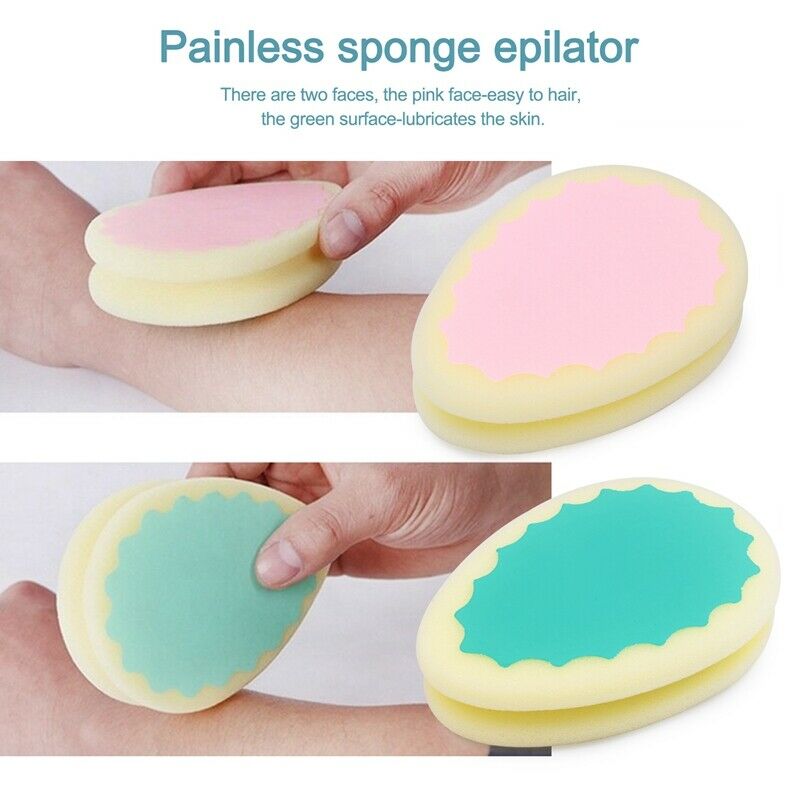 Popular Magic Painless Hair Removal Depilation Sponge Pad Remove Hair EpilatorX2