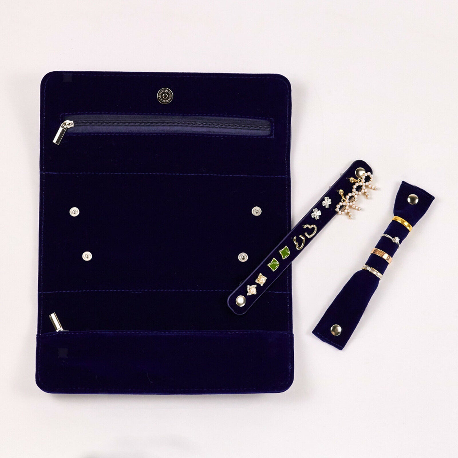 Portable Jewellery Organiser Travel Jewelry Storage Organiser Ornaments Case