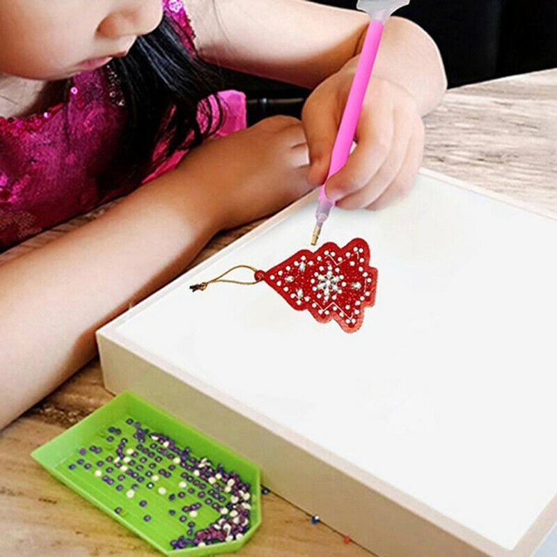 DIY 5D Diamond Painting Christmas Tree Pendant Hanging Ornament Decoration Cr DD