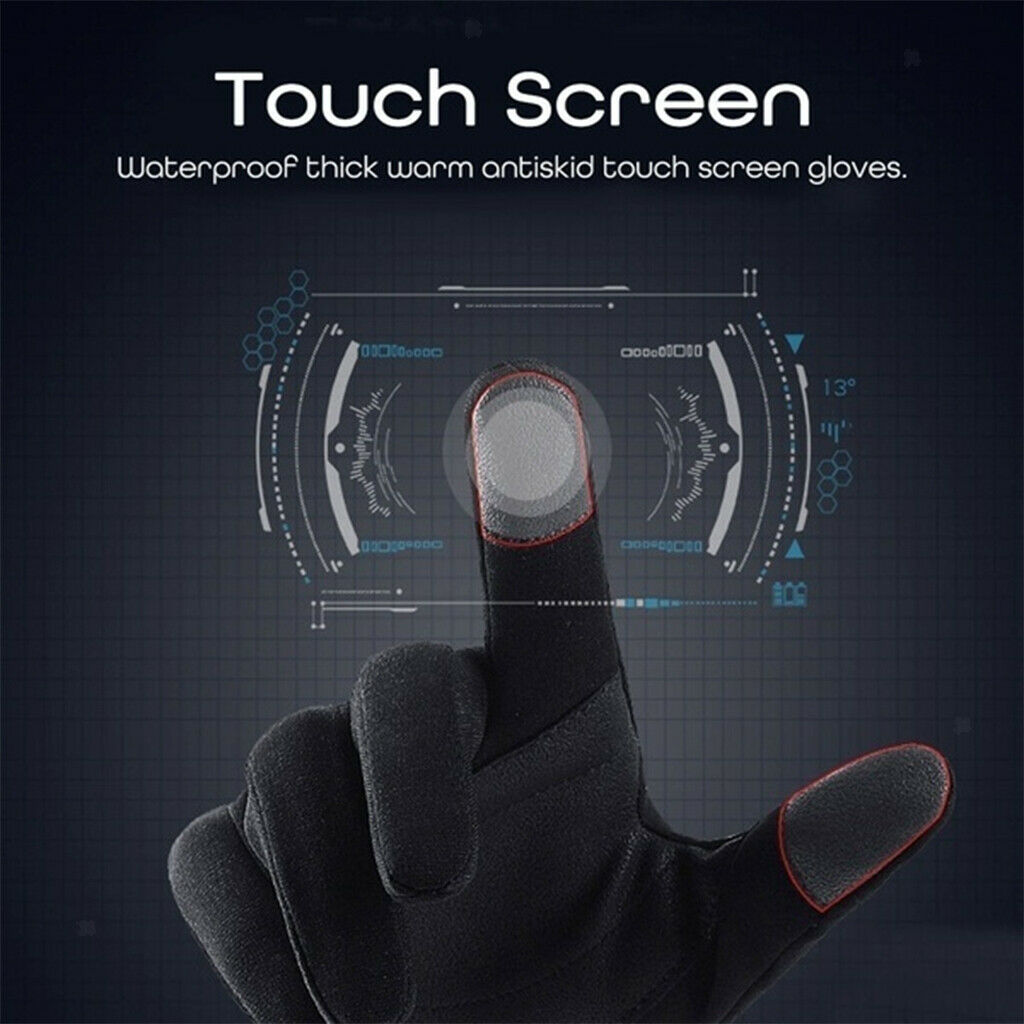 Cycling Gloves Gloves Touchscreen Gloves Waterproof for Hiking Skiing L