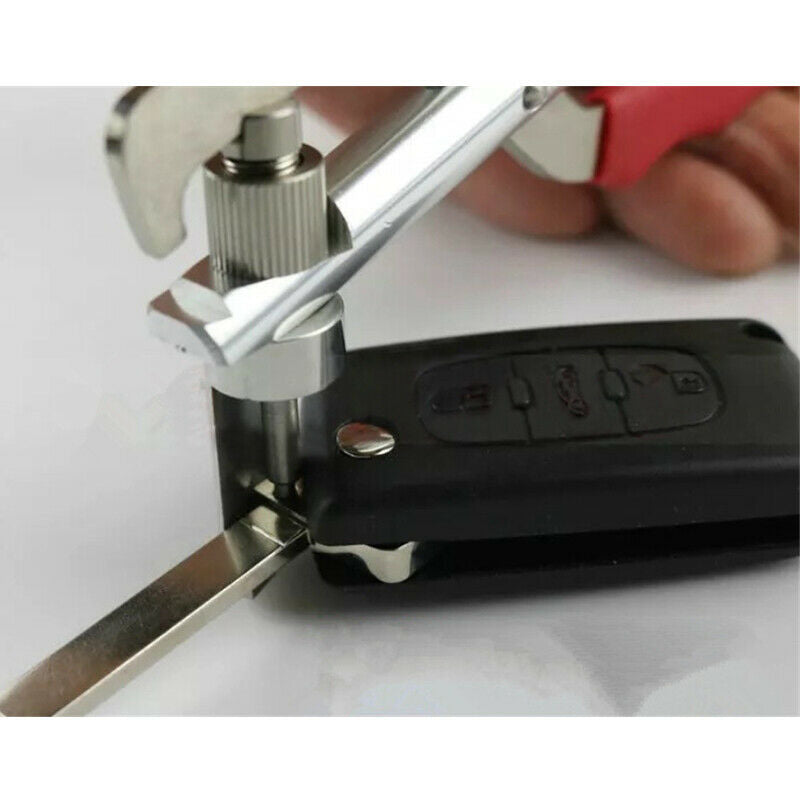 Professional Car Key Blade Pin Disassembling Clamp Lock Tool Plier +3Pcs Pins