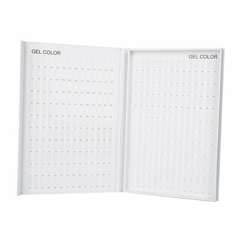 1X(308 Color Nail Art Tips Display Book Chart Display Board Nail Polish Boar4D2)