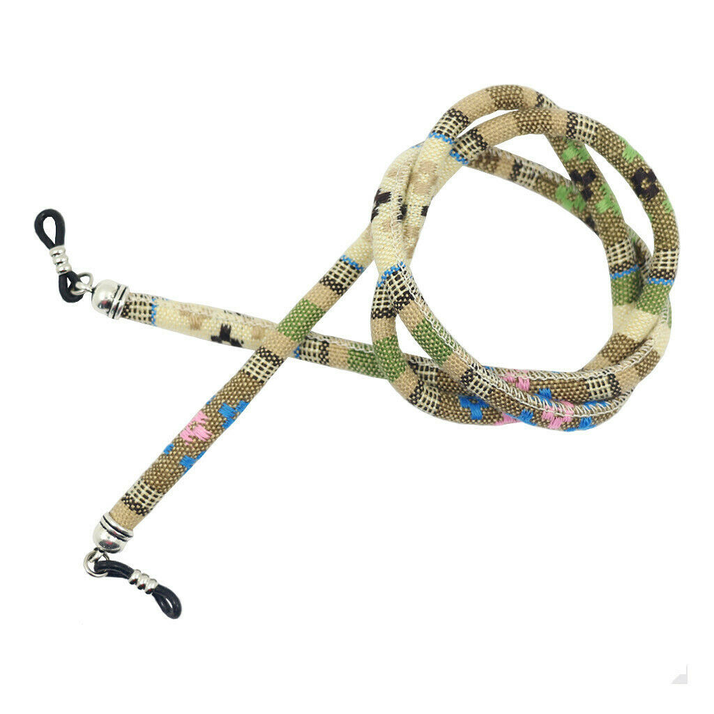 4pcs Colorful Bohemian Reading Glasses Neck Cord Eyeglasses String Holder