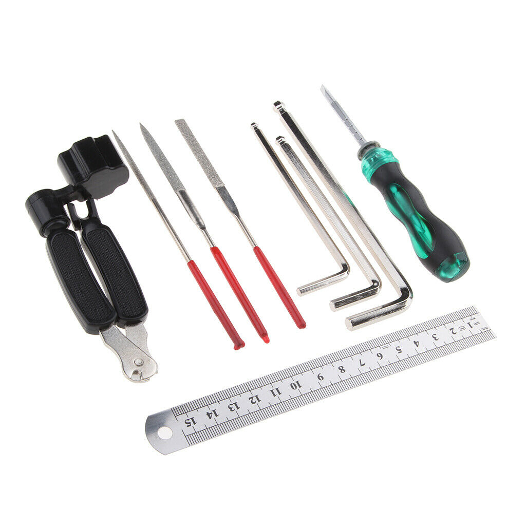 Full Set Guitar Care Tool Cleaning Maintenance Measure Kit