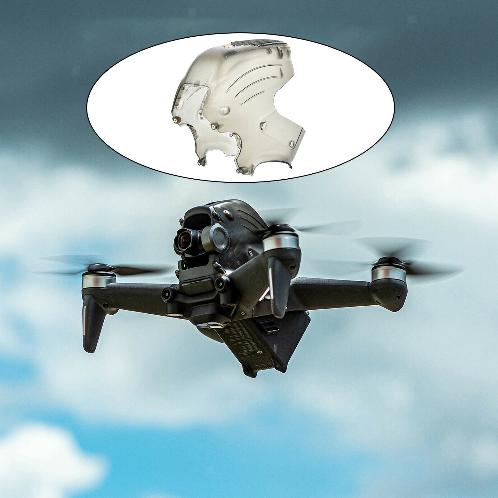 Body Upper Shell Protective Case For DJI FPV Drone Accessories Portable