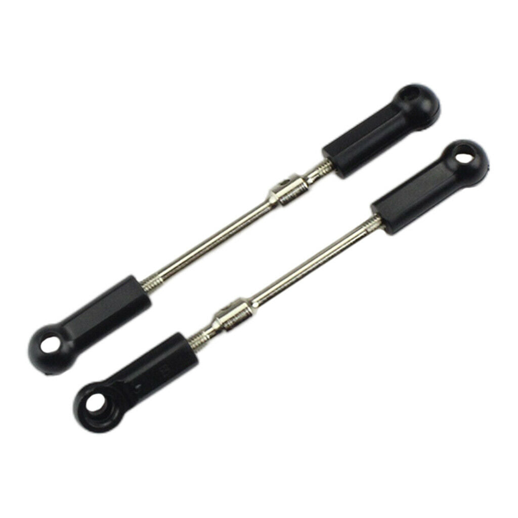 2Pcs RC Car Steering Servo Linkages Pull Rod for Wltoys 104001 1/10 RC Car