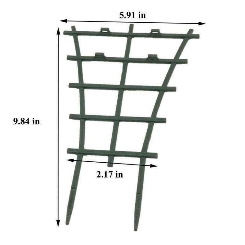 4PCS Garden Mini Climbing Trellis Flower Supports Plant Plastic Stand Hold Hot