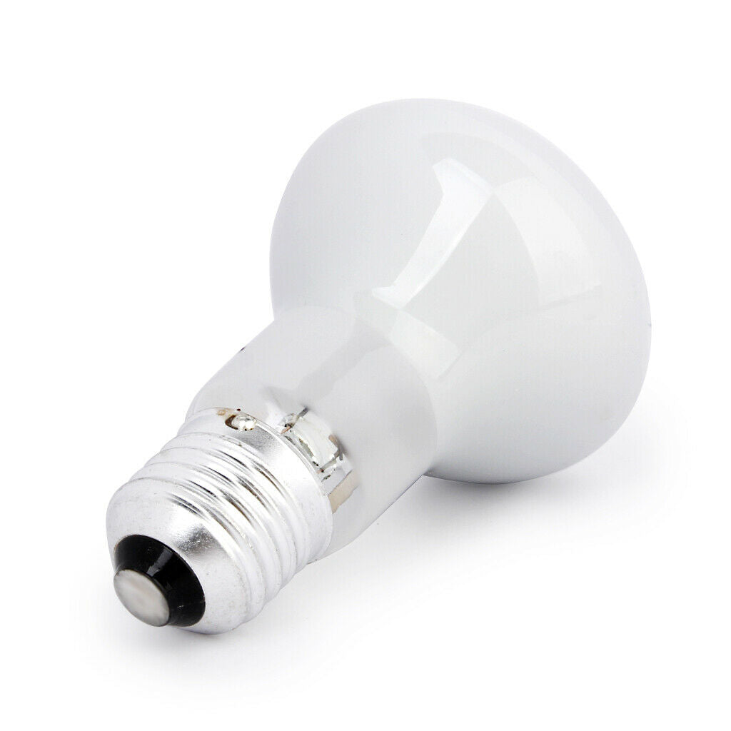 3Pc 75W UVA White Heat Emitter Lamp Bulb Animal Day Light for Reptile Brooder