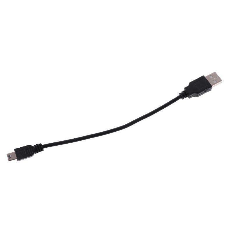 Short USB 2.0 A Male to Mini 5 Pin B Data Charging Cable Cord wire Adapter