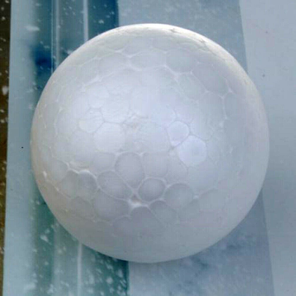 20 Pcs 7 Cm White Polystyrene Polystyrene Balls For DIY Crafts Modeling -