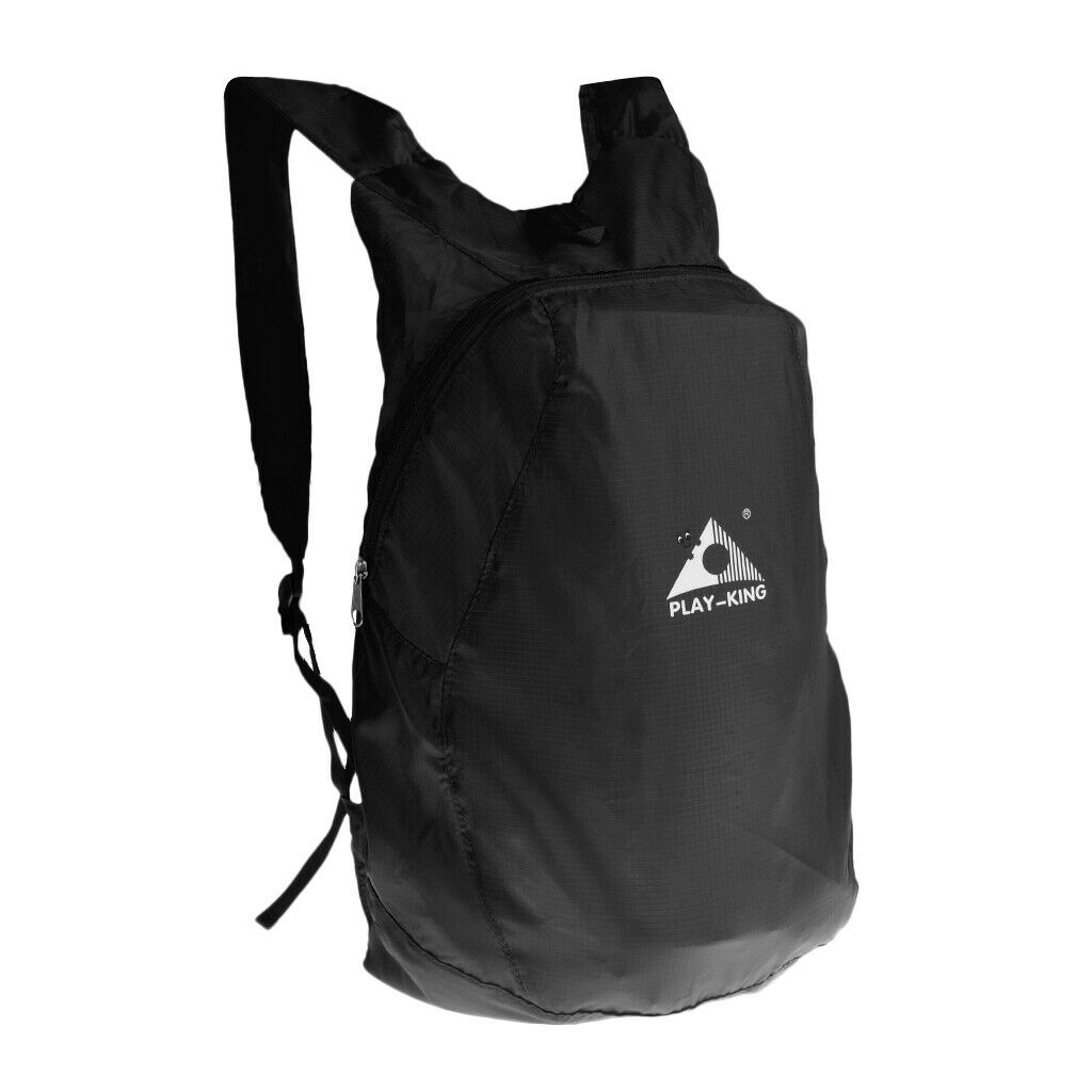 2X Foldable Daypack Packable Waterproof Lightweight Travel Backpack Black