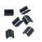 100 Pieces Rubber Band Paste Buckle DIY Hair Band Tie Circle Bow Accessories