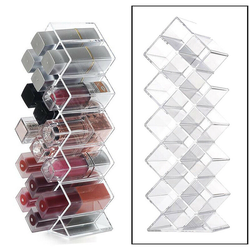 16 Grid Acrylic Make Up Storage Holder Storage Box Cosmetic Box Lipstick