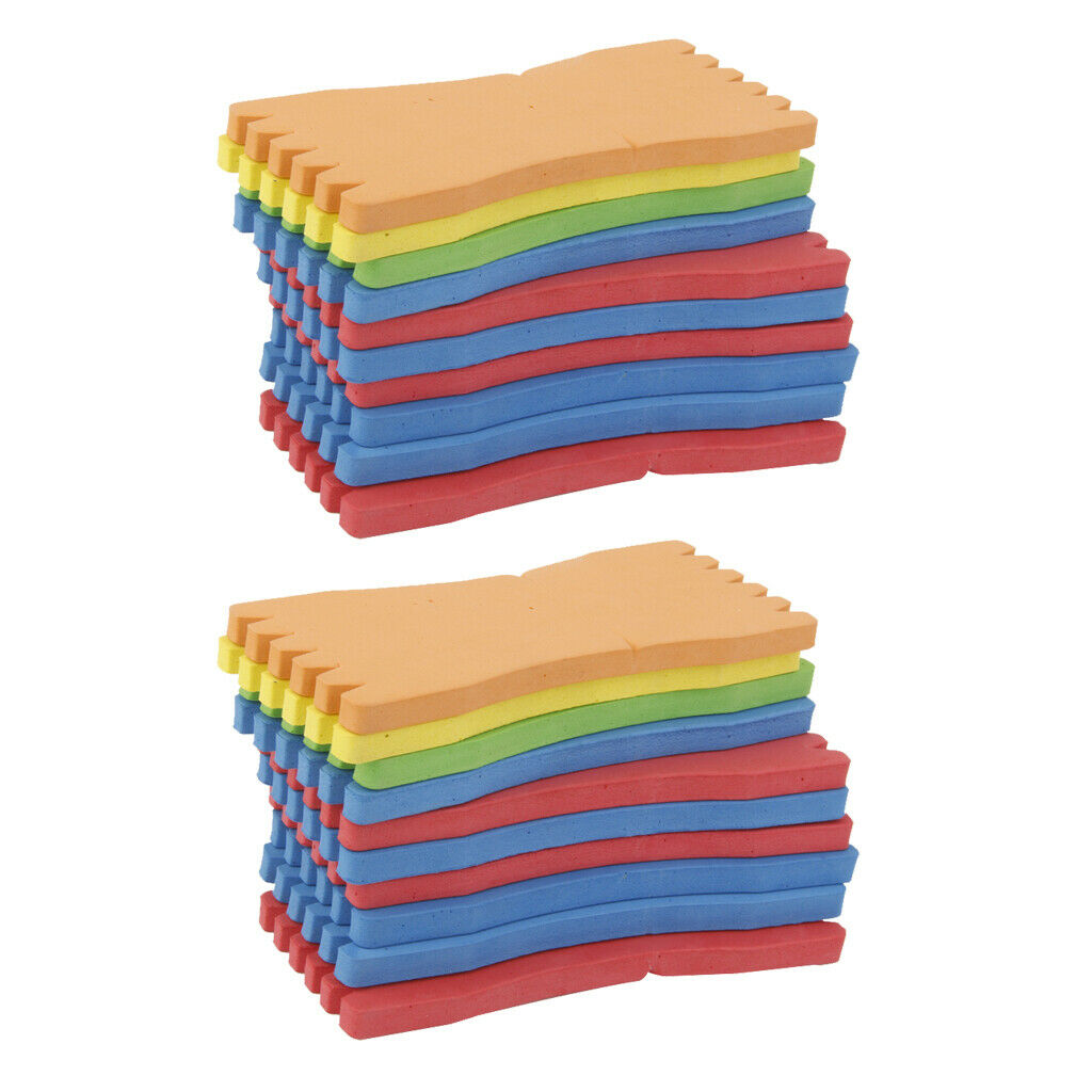 20x Fishing Foam Winding Board Snelled Line Wire Board Rod Tackle Accessorie