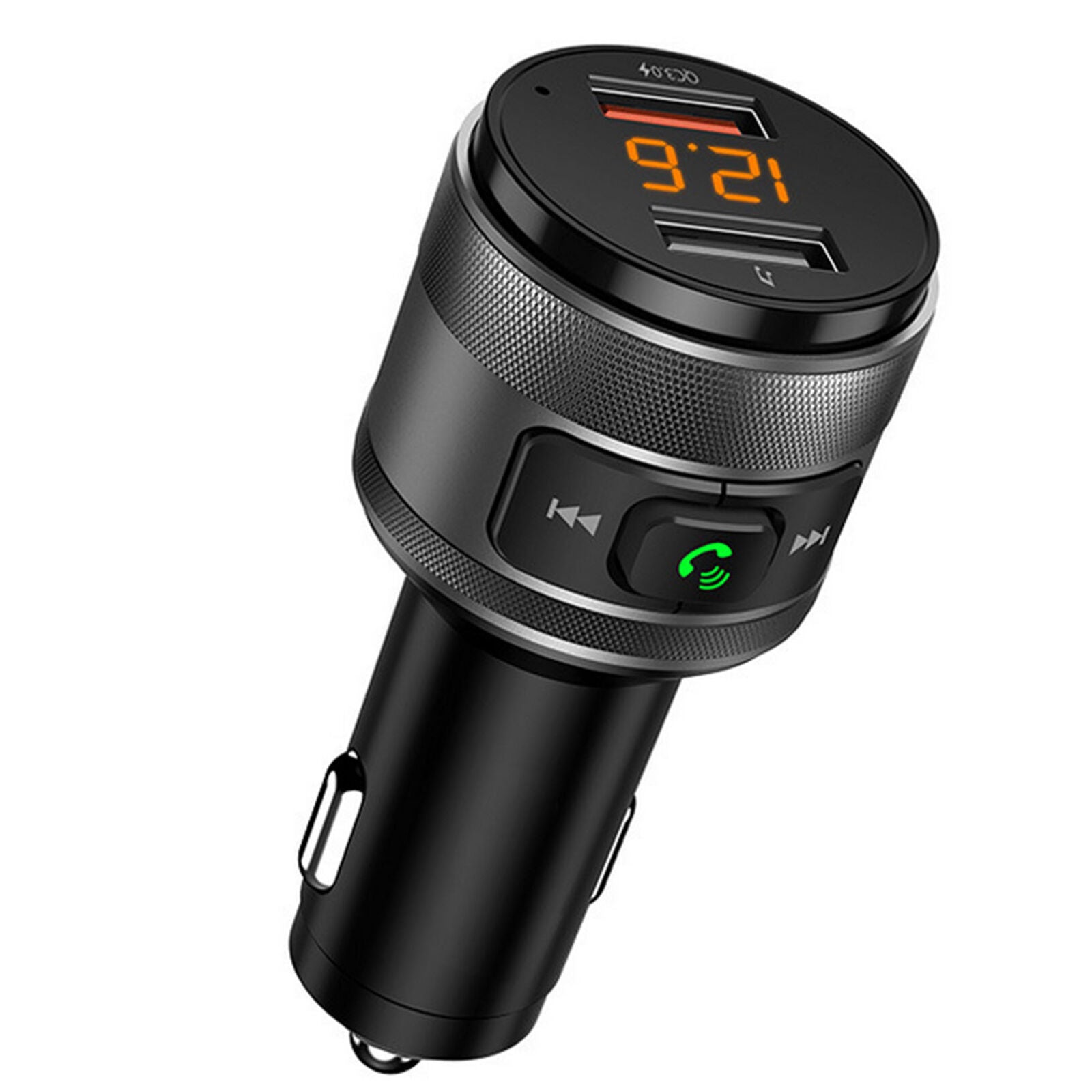 ã€2019 NEWã€‘QC3.0 Wireless Bluetooth Car Kit FM Transmitter Radio MP3 USB Charger