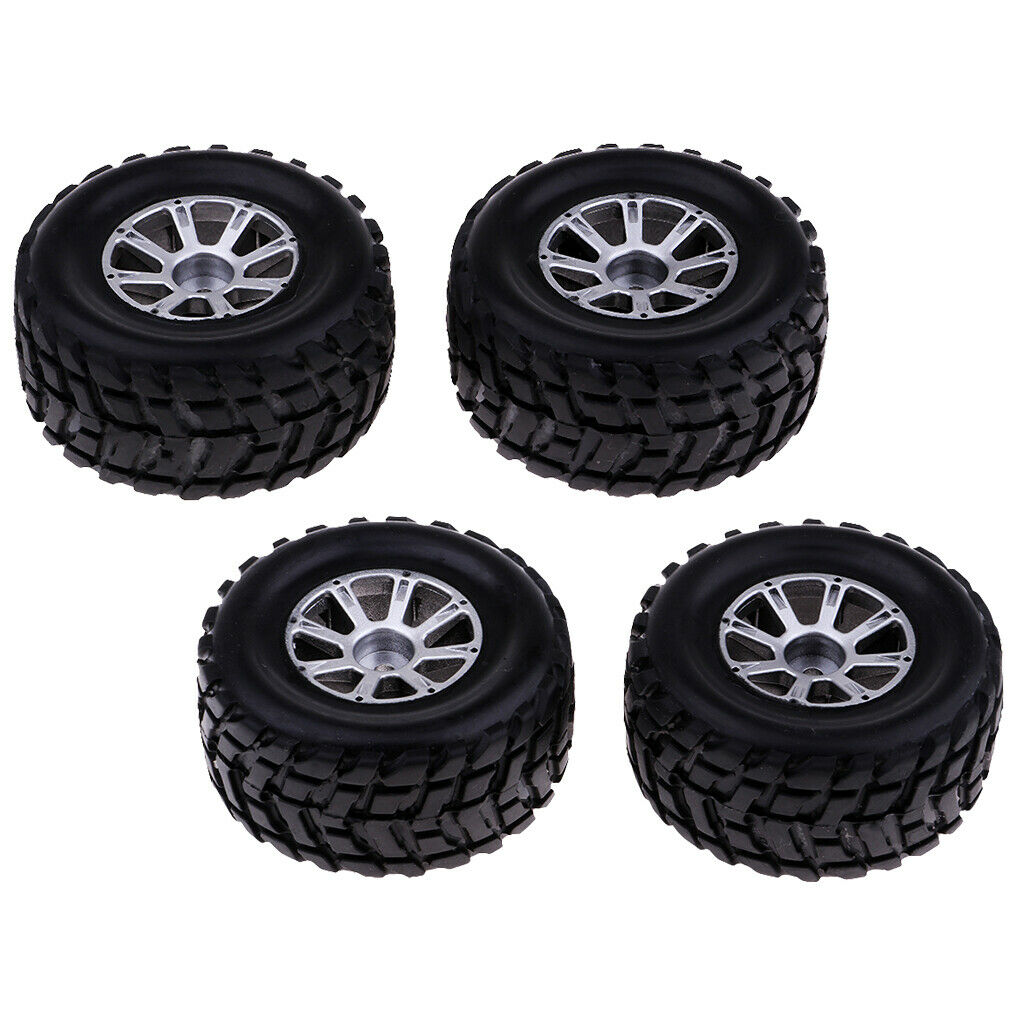 4pcs Tires & Rims for WLtoys A949 A959 A969 K929 RC Buggy Replacement