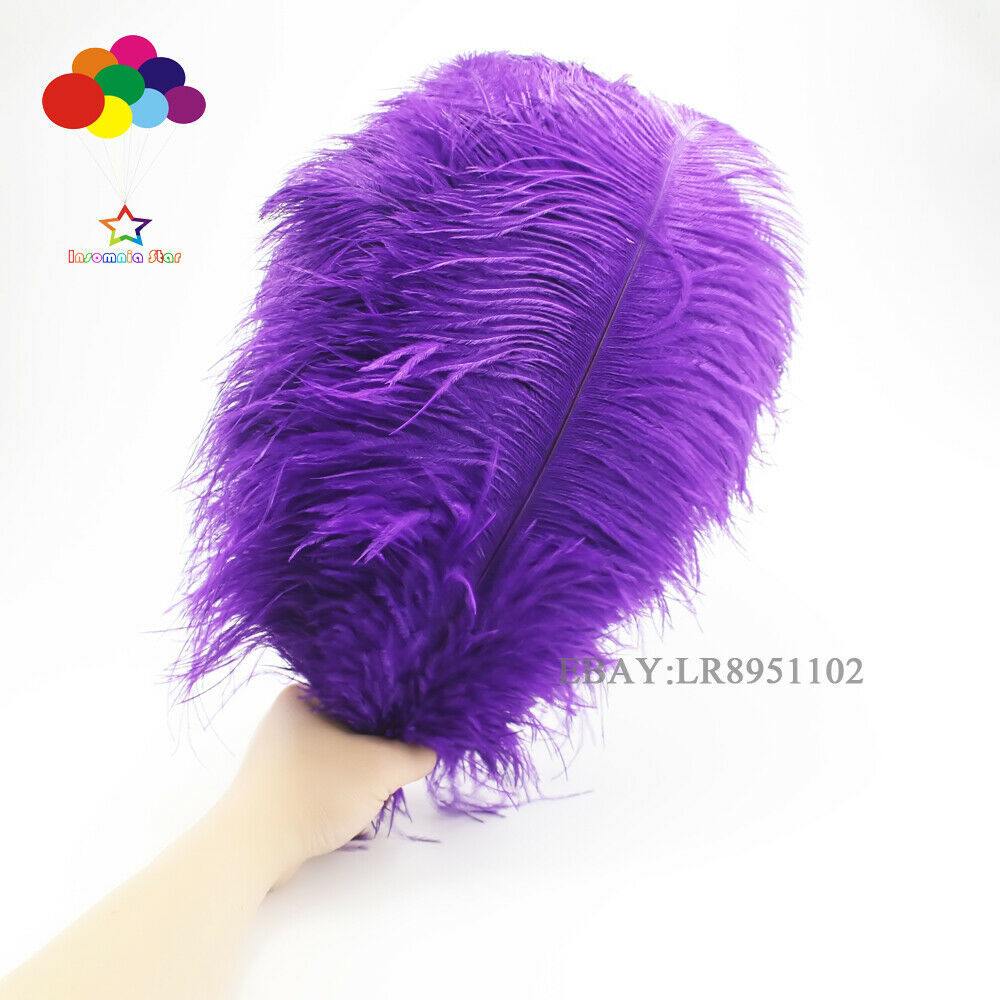 10-12" 50 pcs ostrich feathers for wedding table Premium Decoration Supplies