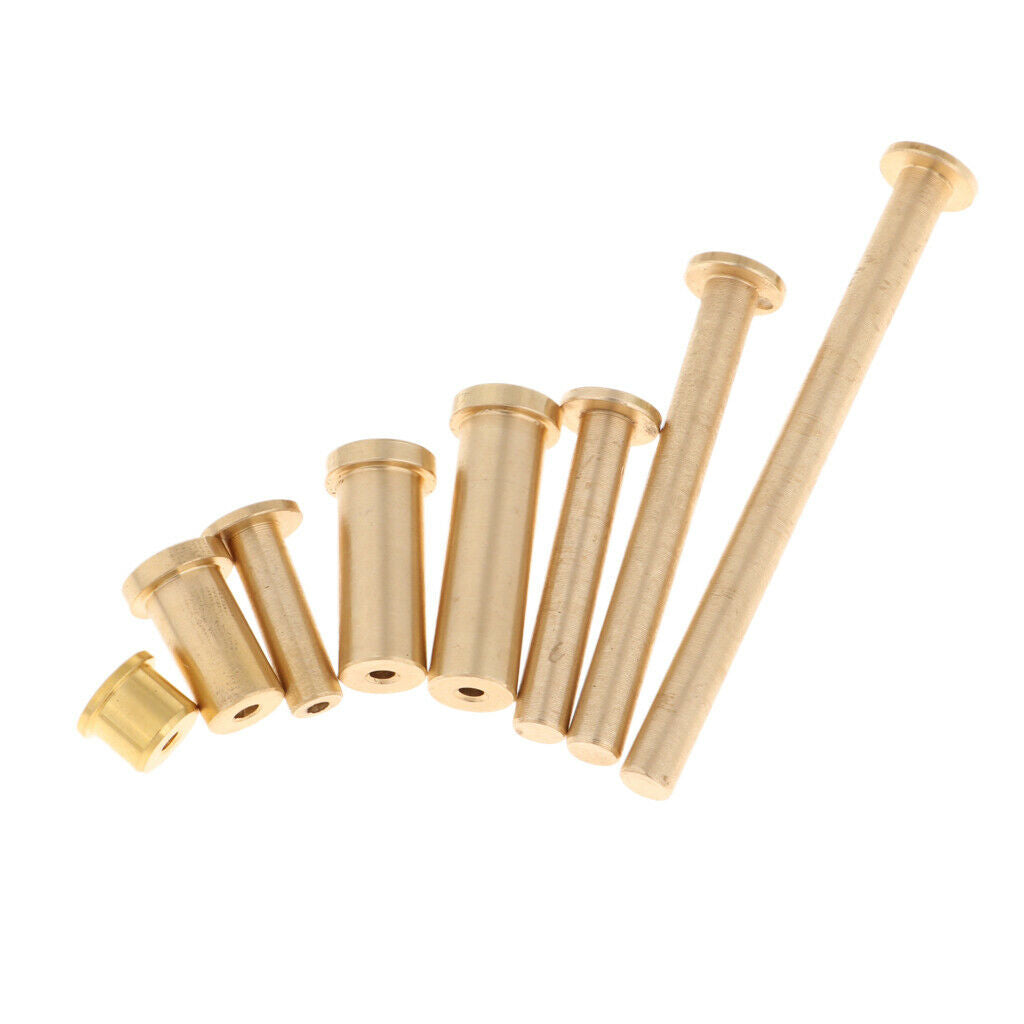 8 lot Brass Golf Shaft Tip Plug Irons Woods Balance Adjuster Accessories