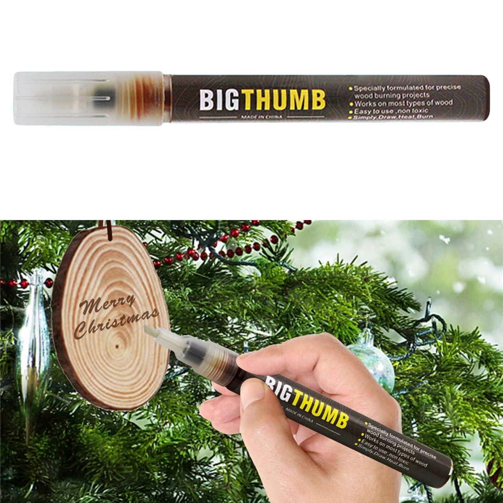 Safe Scorch Marker DIY Projects Easy Use Safe of Chemical Wood Burning Pen