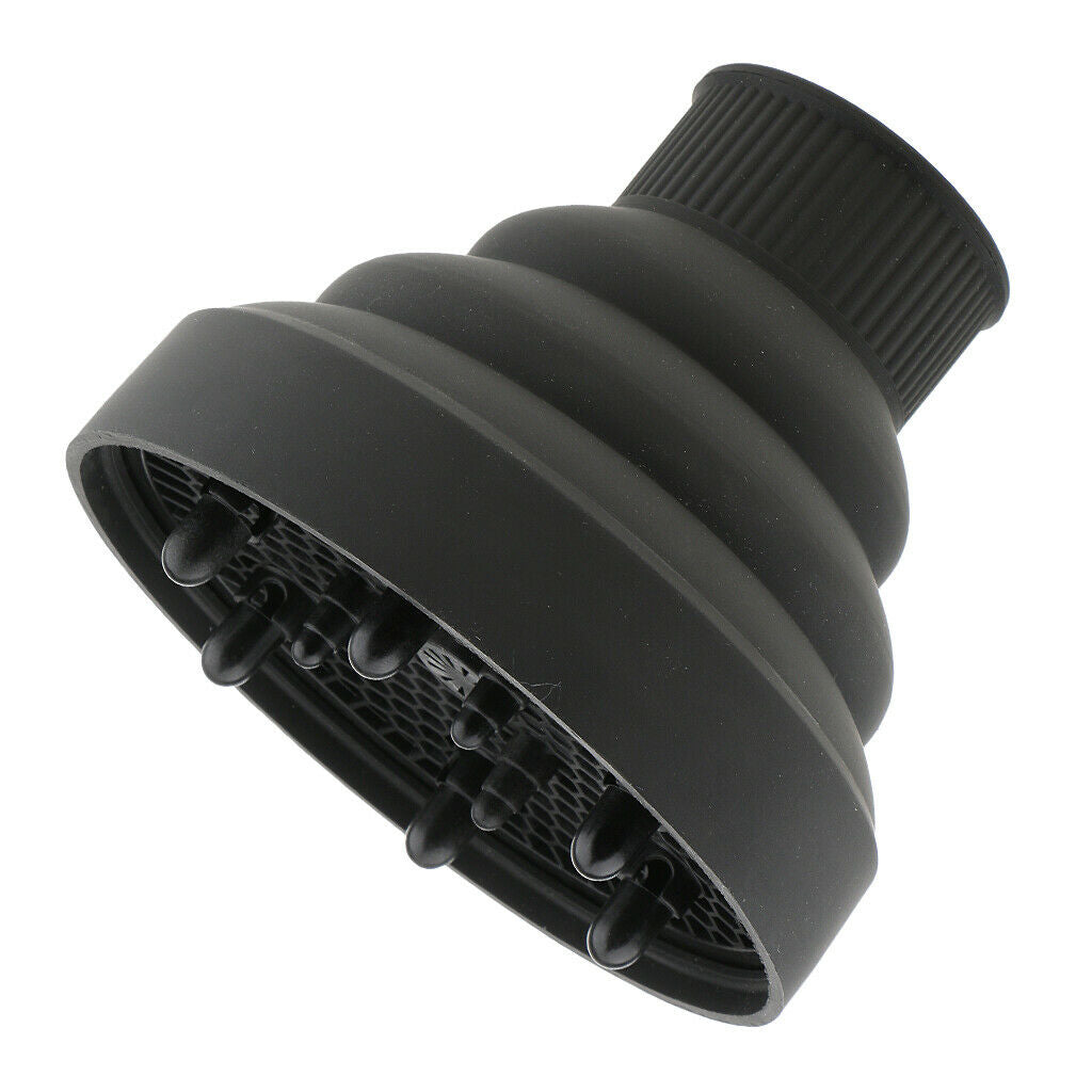 for Silicone Universal Curl Hair Dryer Diffuser + Blower Straight Comb