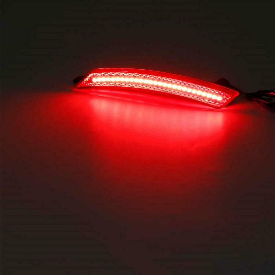For Mini Cooper Rear Fender Red LED Side Marker Light Repeater Turn Signal Light
