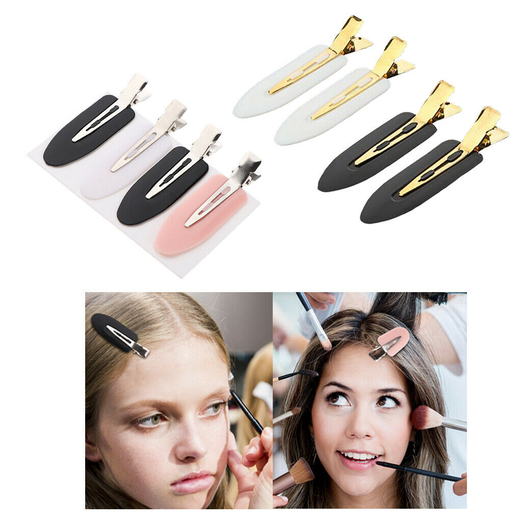 8 Pieces Durable No Bend Hair Clips Barrette Women Styling Tool Clamps