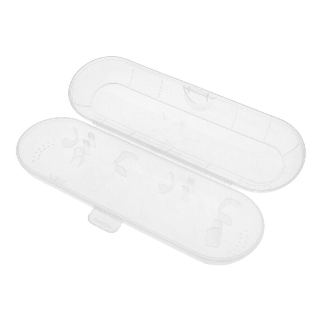 Portable Electric Toothbrush Travel Case for Most Toothbrush Types Clear