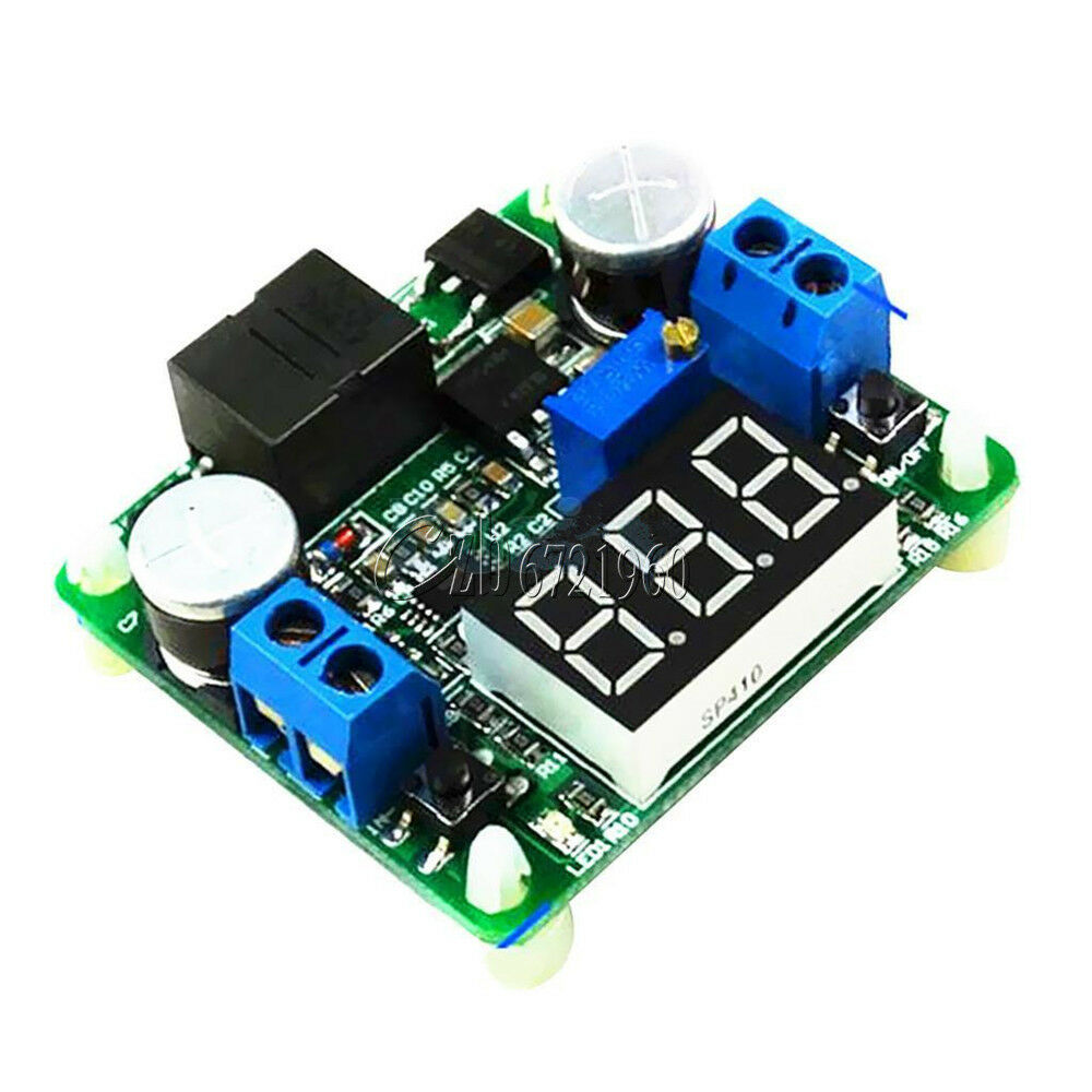 25W 2A DC 5-25V 12V to 0.5-25V 5V 24V Buck Boost converter Module +LED voltmeter