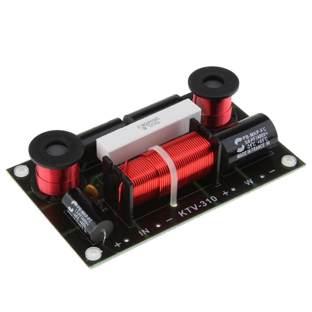 600W 2 Way High-Low Hifi Speaker Frequency Divider Audio Crossover