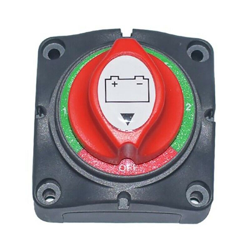 12-60V RV Disconnect Rotary 3 Position Car Battery Isolator ON/OFF Switch foA2C6