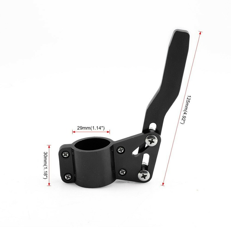 Steering Wheel Turn Signal Lever Position Up Turn Rod Extension Extender - Black