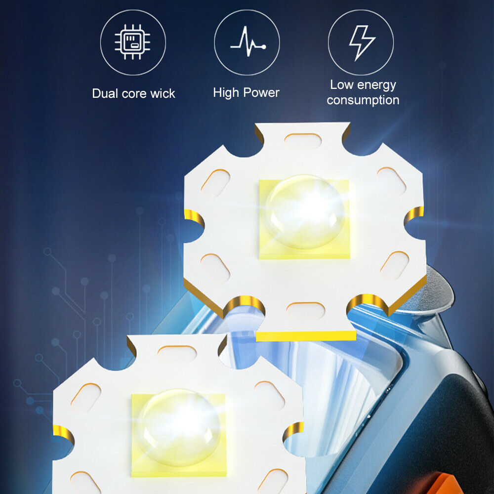 USB Charging Waterproof Head Cap Lamp LED Smart Sensor Night Fishing Light