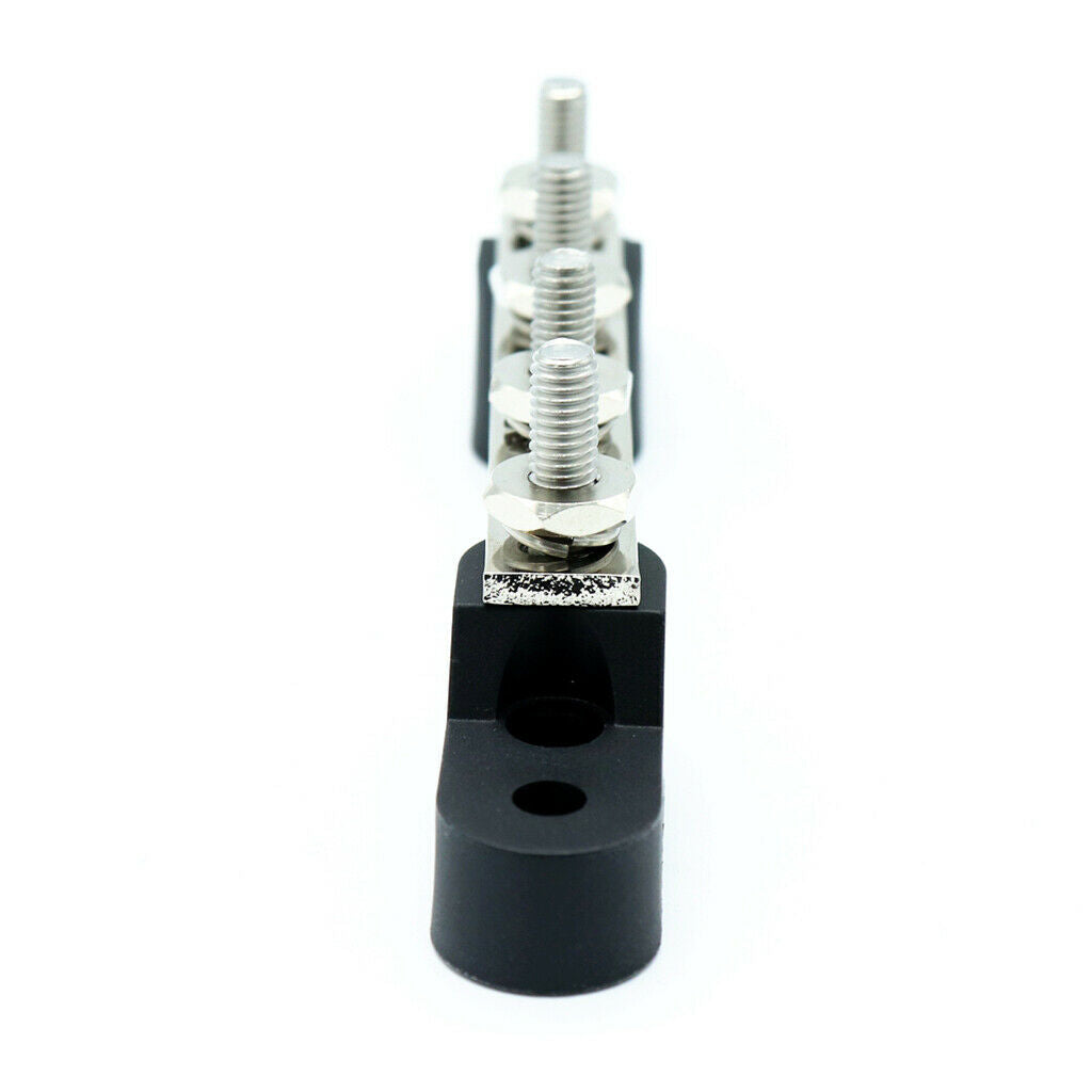 1/4 inch DC 12-48V Bus Bar Terminal Block 4 Stud M6 Heavy Duty Power